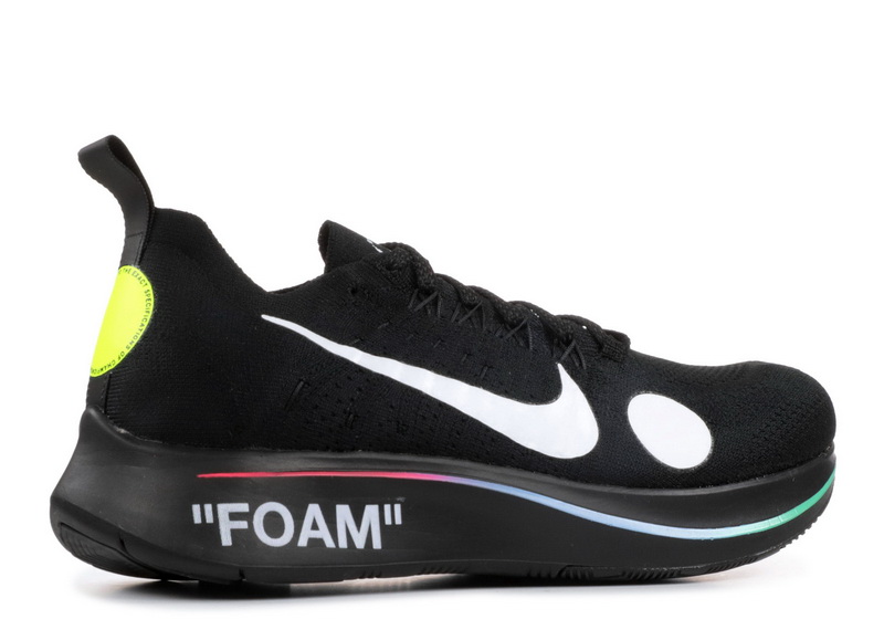 Authentic OFF-WHITE x Nike Zoom Fly Mercurial Black GS